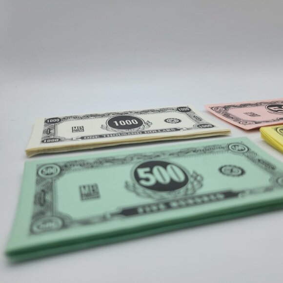 Milton Bradley Game Money Replacement Paper Crafting Scrapbook Artwork Family - Picture 2 of 6